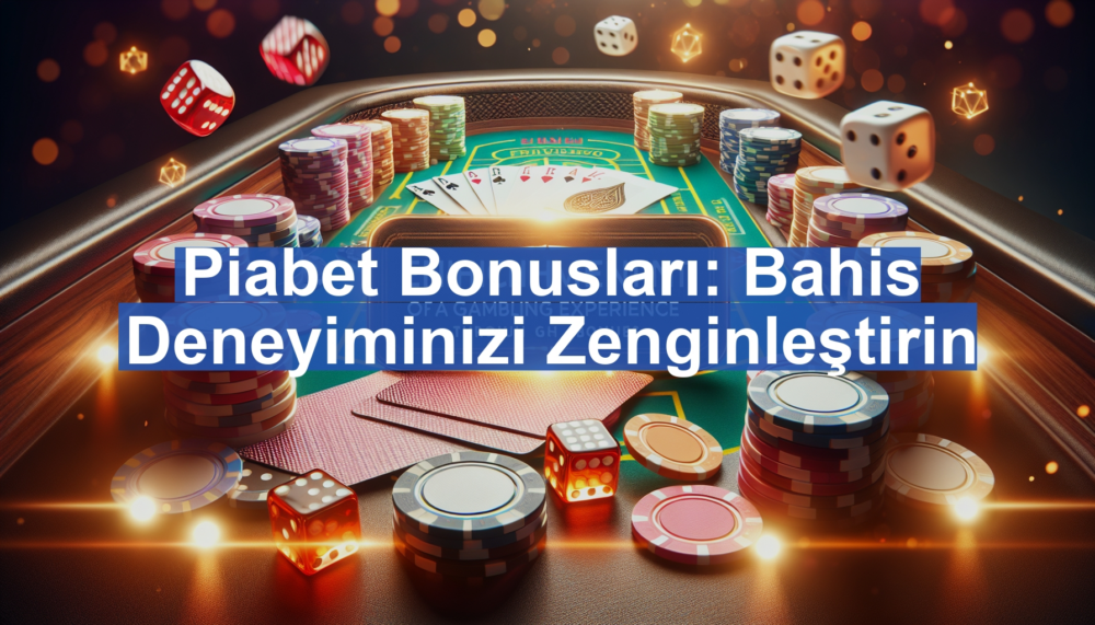 Piabet Bonusları: Bahis Deneyiminizi Zenginleştirin